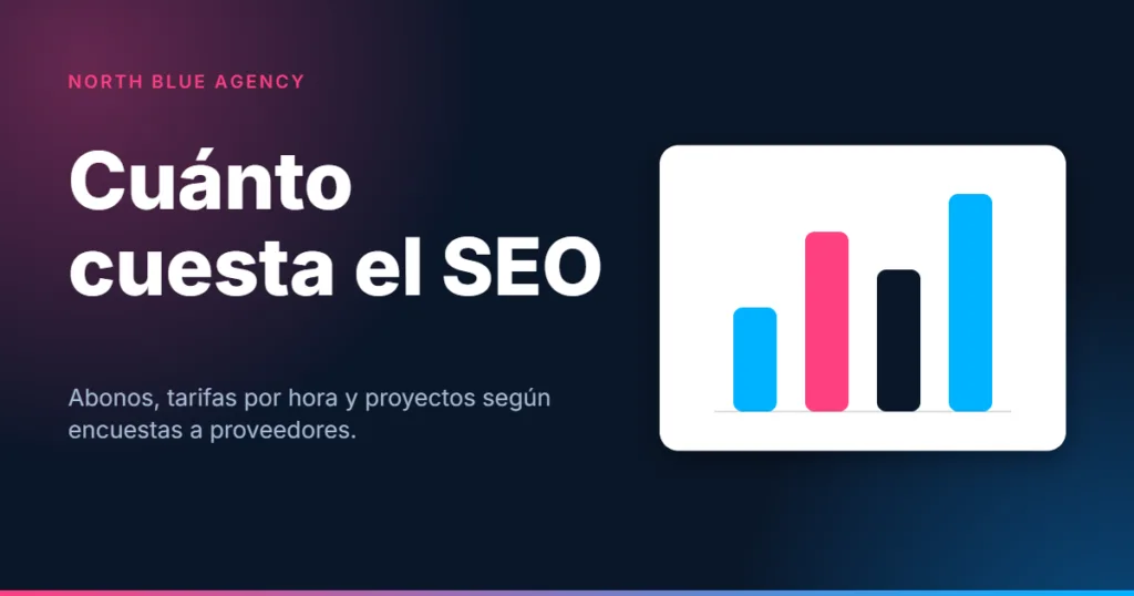 Tarjeta North Blue Agency: Cuánto cuesta el SEO